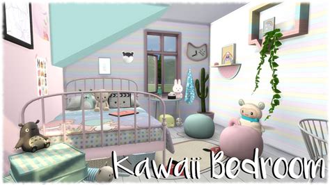 The Sims 4: Speed Build // Kawaii Bedroom - YouTube