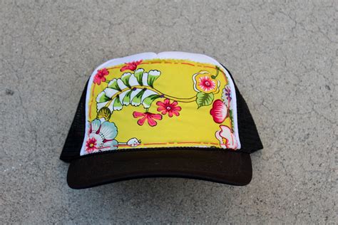 Floral Trucker Hat | Etsy