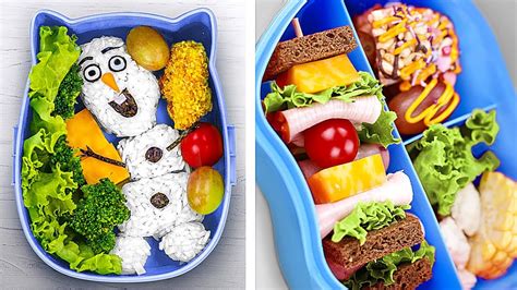 Back To School With These Lunch Box /10 Cute Lunch Box Recipes For Kids - YouTube