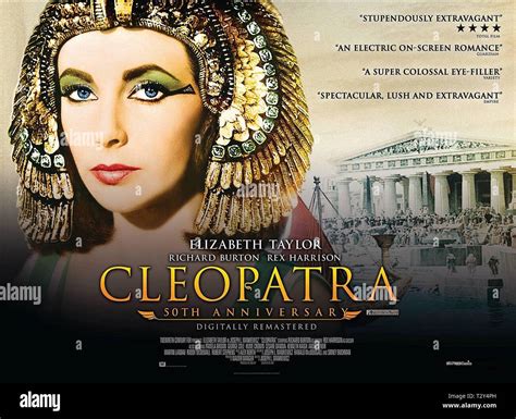 Cleopatra poster elizabeth taylor hi-res stock photography and images - Alamy