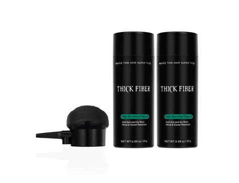 Thick Fiber Hair Building Fibers 25g – Value Pack – Thick Fiber