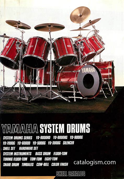 Yamaha Drums 1983 (Japan) - Catalogism.com Yamaha Drums 1983 (Japan)