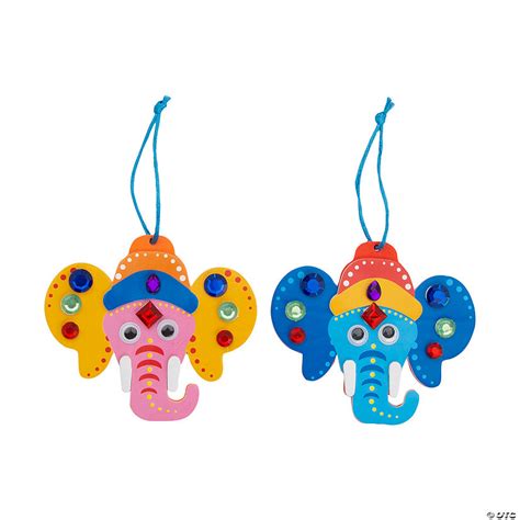 Diwali Elephant Ornament Craft Kit - Makes 12 | Oriental Trading