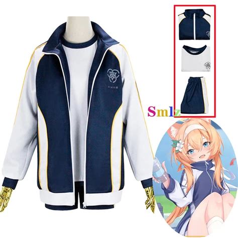 Lochi Mari Hanekawa Hasumi Women Cosplay Anime Blue Archive Codtume Athletic Wear Halloween ...