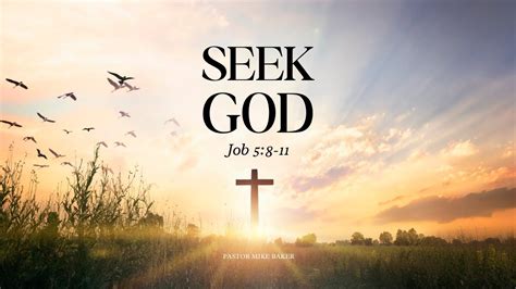 Seek God - Job 5:8-11 - YouTube