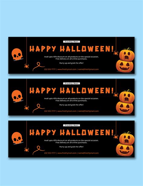 Halloween Banner Template in PSD, Illustrator - Download | Template.net