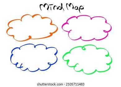 Mind Map Thought Bubbles Stock Illustration 2105711483 | Shutterstock