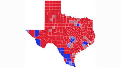 Texas County Election Map - Tupper Lake Ny Map