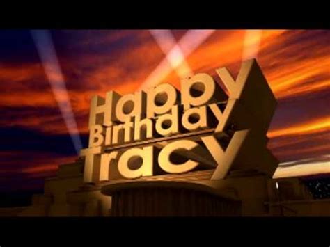 Happy Birthday Tracy - YouTube