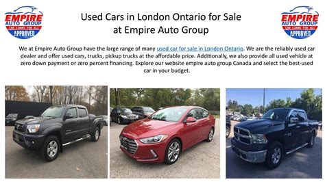 London ontario car dealerships by Empire Autogroup - Issuu