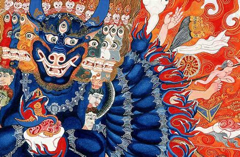 Yamantaka. Wrathful Buddhas and Dharma Protectors fascinate me. | Buddhism, Tibet, Buddhist