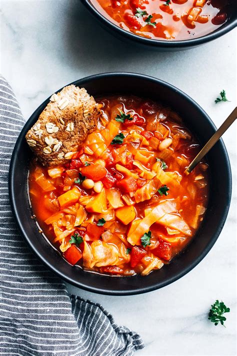 Easy White Bean Cabbage Soup - Making Thyme for Health