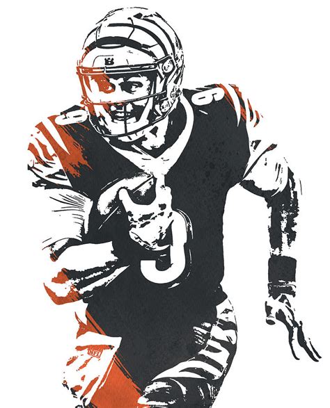 Prints Digital Prints Art & Collectibles Joe Burrow Cincinatti Bengals ...