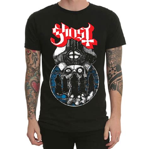 Ghost Rock Band Tee Black Mens Tshirt | WISHINY