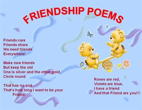 Friendship Day Wish Poem With Card | Friendship poems, Friendship day ...