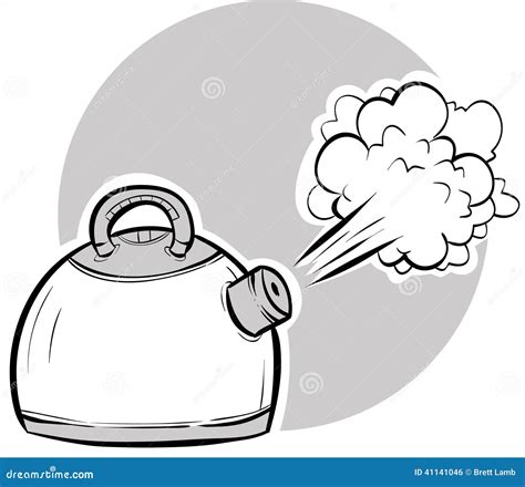 Boiling Kettle stock illustration. Illustration of food - 41141046