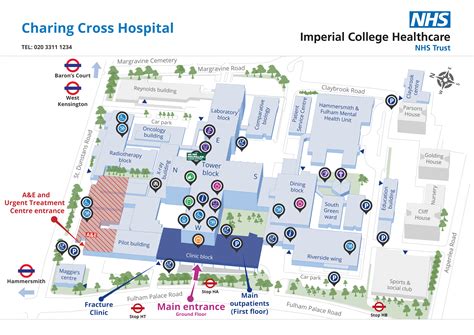 New Cross Hospital Map