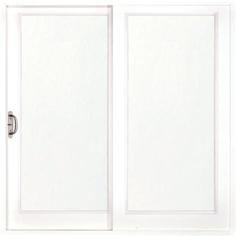 MP Doors 72 in. x 80 in. Woodgrain Interior and Smooth White Exterior ...