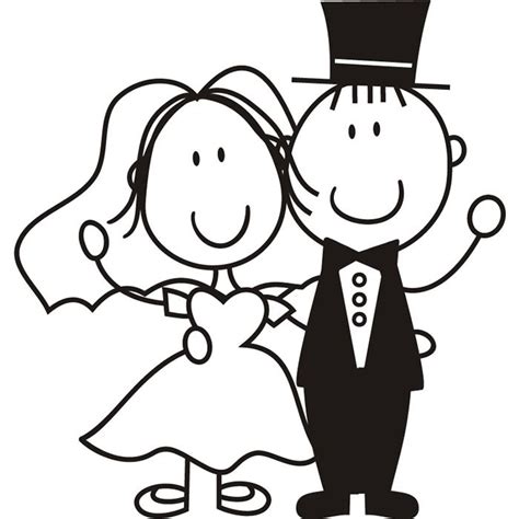 Free Bride And Groom Silhouette Clipart Black And White, Download Free Clip Art, Free Clip Art ...