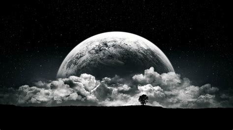 moon, Dark, Night, Clouds Wallpapers HD / Desktop and Mobile Backgrounds