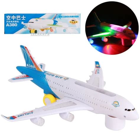 A380 Airbus Toys Airplane musical lights Toy Vehicles large electric music plane toys for ...