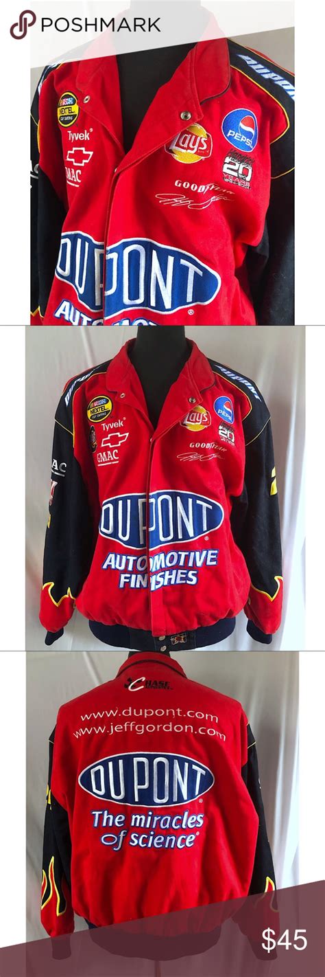 Chase Authentics NASCAR Jeff Gordon Jacket Sz 2XL | Nascar, Jeff gordon ...