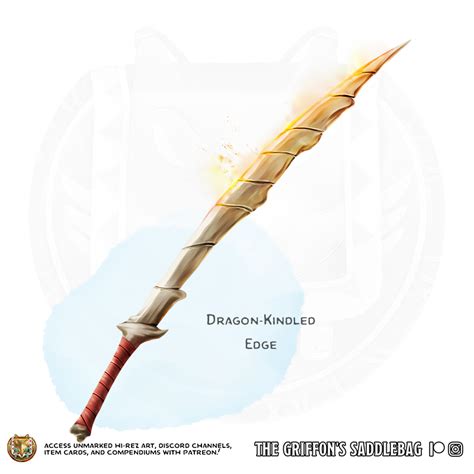 {The Griffon's Saddlebag} Dragon-Kindled Edge | Weapon (longsword) : r ...