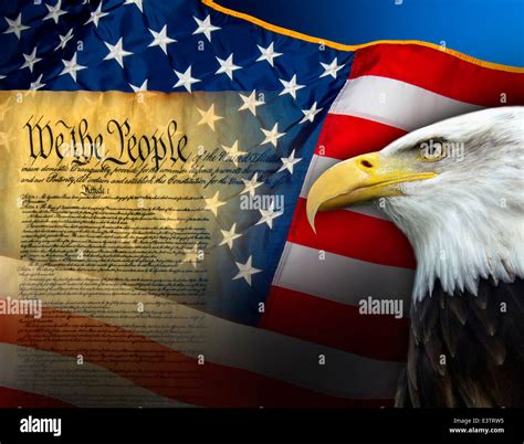 Patriotic Symbols of the United States of America Stock Photo - Alamy