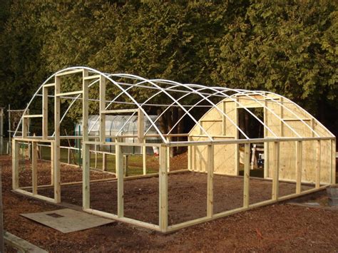 PVC frame for a greenhouse in the Greenhouses forum - Garden.org