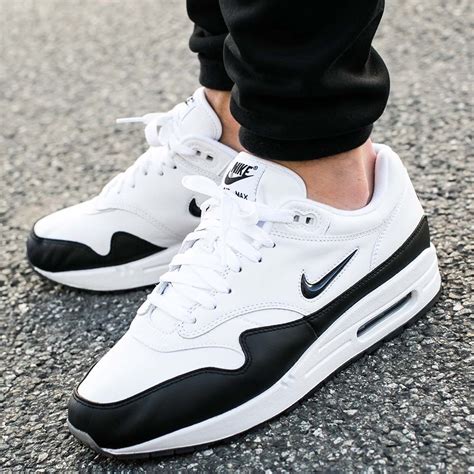 buty nike air max 1 premium sc jewel "white/black" (918354-100) | Nike schuhe herren, Sneaker ...