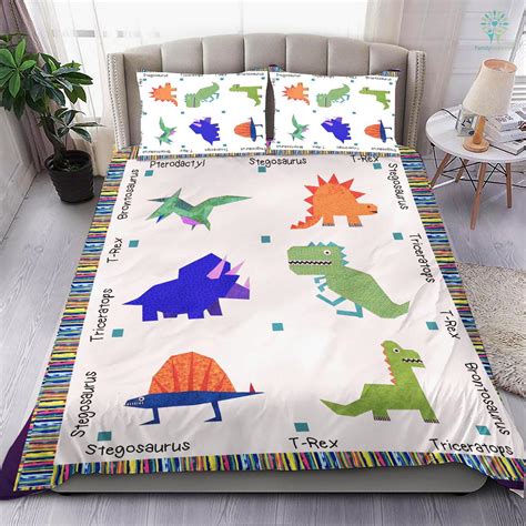 Dinosaur 2 Bedding Set - Family Loves: US Military Veterans Shirts ...