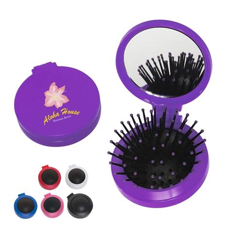 2 In 1 Hair Brush & Mirror