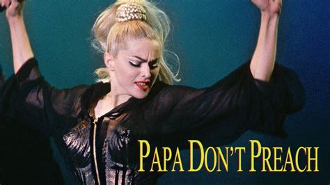 Madonna - Papa Don't Preach (Live from The Blond Ambition Tour 1990) | HD - YouTube