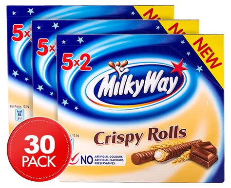 3 x Milky Way Crispy Rolls 10pk | GroceryRun.com.au