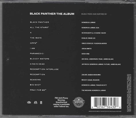 Black Panther The Album (Music From And Inspired By) : - original ...