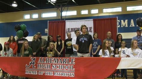 Albemarle High School Holds Signing Day for Six Patriots - WVIR NBC29 ...