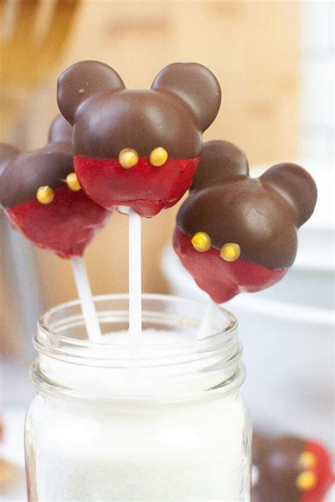 Mickey Mouse Cake Pops for a Party - Magical Adventure Guide