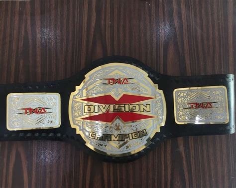 TNA X Division Championship Belt Leather Thick Plated Replica | Etsy