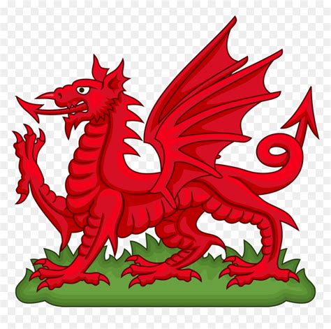 Wales Flag Dragon, HD Png Download - vhv