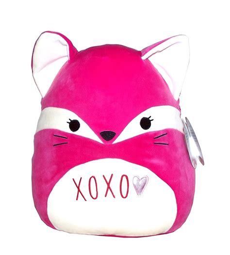 Kellytoy Squishmallows Valentine's Day Themed Pillow Plush Toy (Pink ...