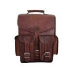 Buy Anshika International Brown Leather Backpack Bag Online at Best Prices in India - JioMart.