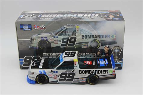 Ben Rhodes 2021 Bombardier NASCAR Truck Series Champion 1:24 Nascar Diecast