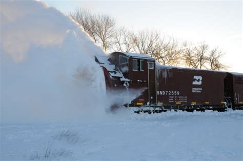 BNSF Snow Plow In Nebraska | TrainBoard.com - The Internet's Original