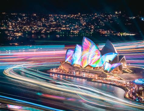 Interesting Photo of the Day: Vivid Sydney Festival