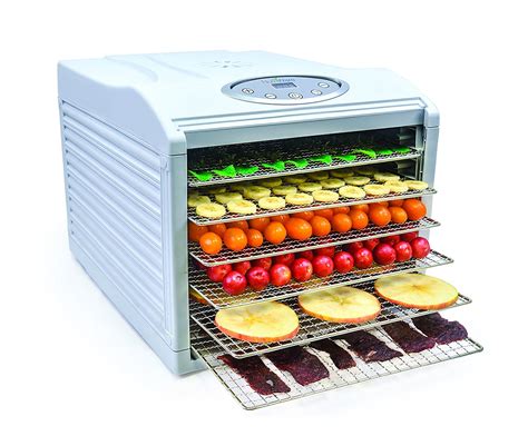 Aroma NutriWare Digital Control 6 Tray Food Dehydrator with Stainless ...