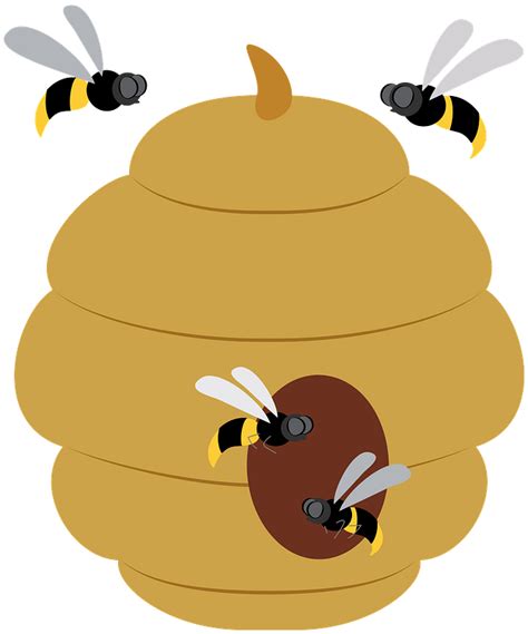 Beehive clipart. Free download transparent .PNG | Creazilla