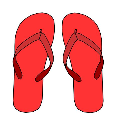 Red Flip Flops Free Stock Photo - Public Domain Pictures