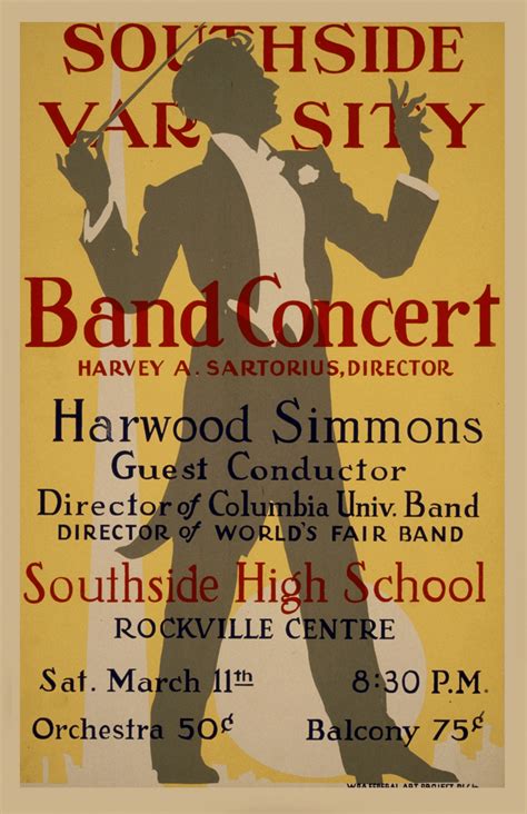 Vintage Concert Poster Free Stock Photo - Public Domain Pictures