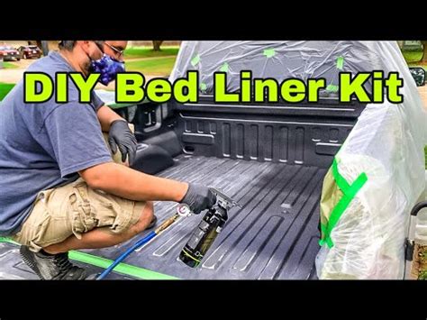 DIY BEST BEDLINER KIT. HOW TO BED LINER YOUR OWN TRUCK. - YouTube