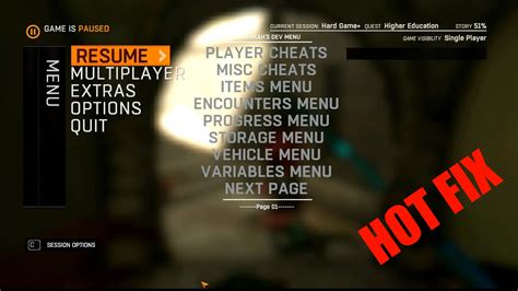 Fixed Wahkah's Dev Menu at Dying Light Nexus - Mods and community